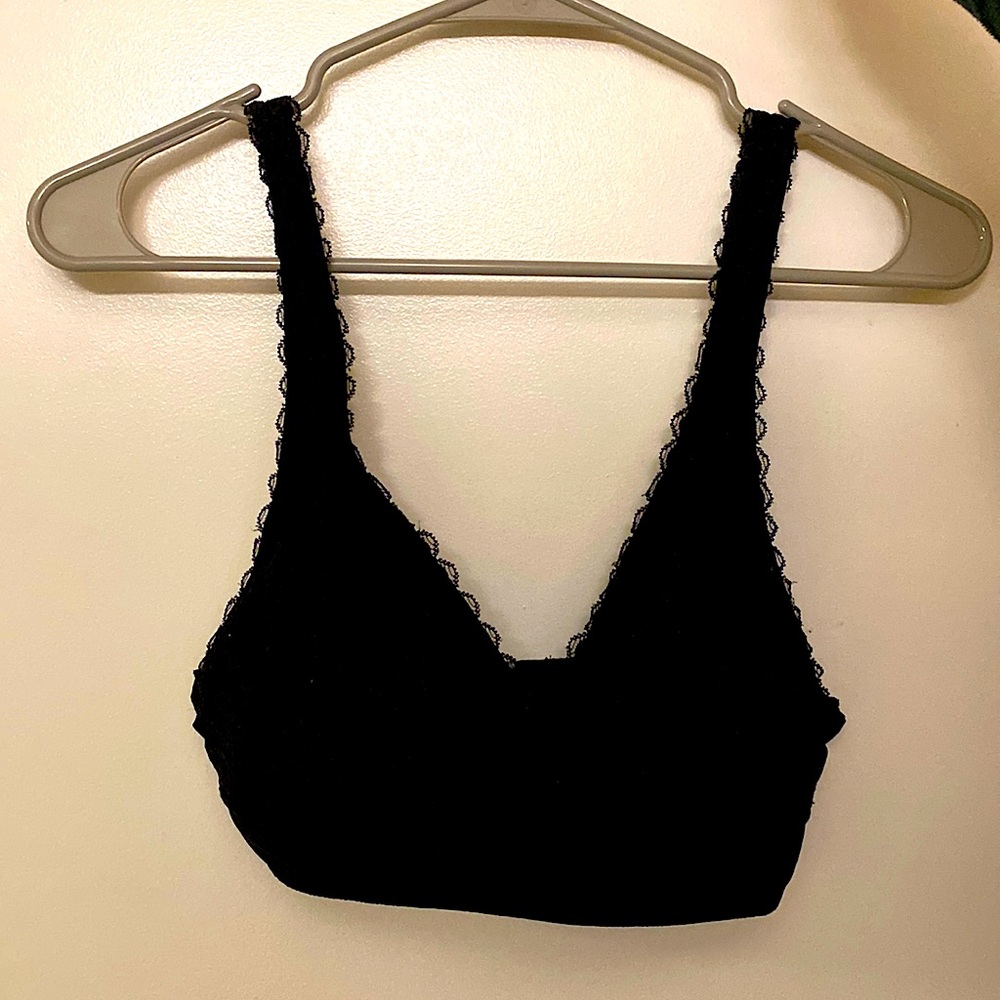 M Black Lace Bralette